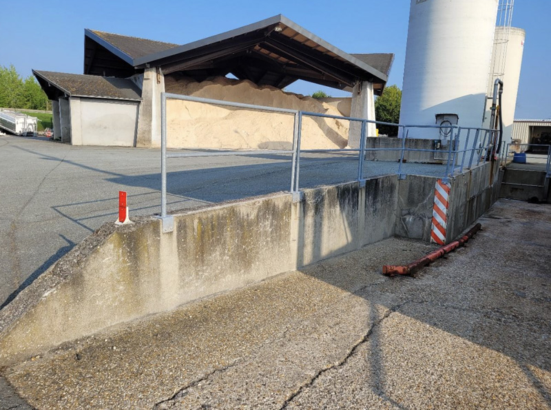 Quai de chargement des saleuses